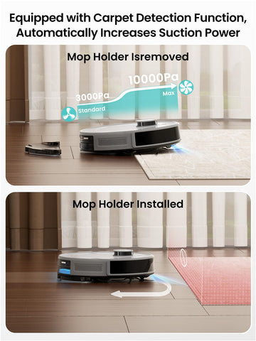 Multi-floor mapping adapts to different levels.