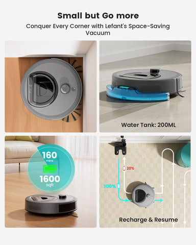 Lefant M330 Pro multi-surface cleaning across floors.