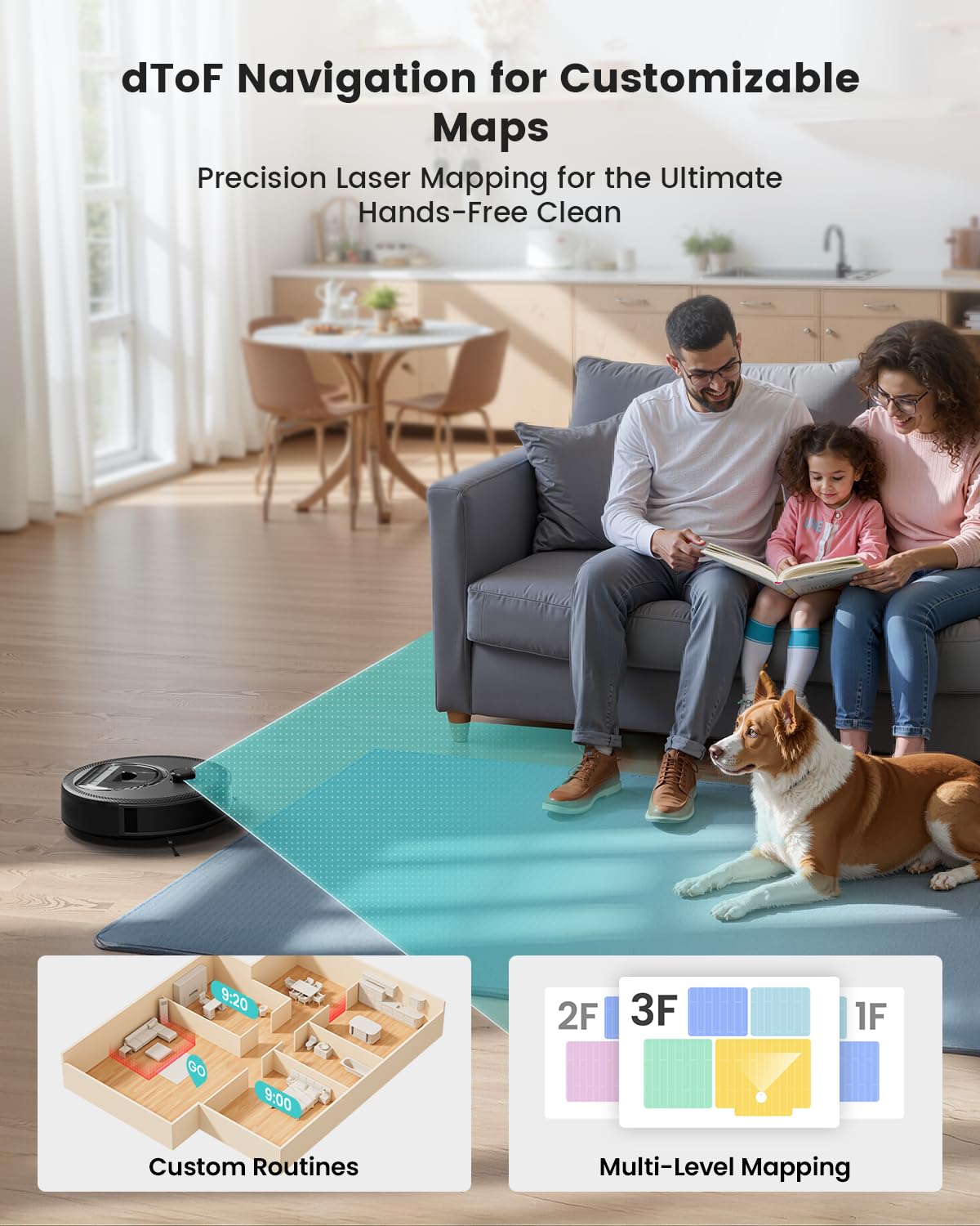 Lefant M330 Pro PSD obstacle avoidance protects furniture