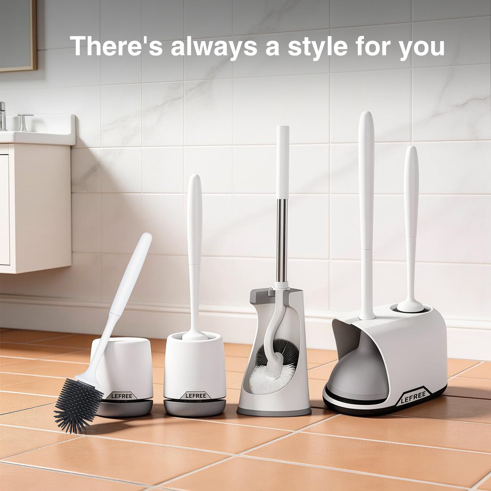 Lefree complete bathroom cleaning set in one package