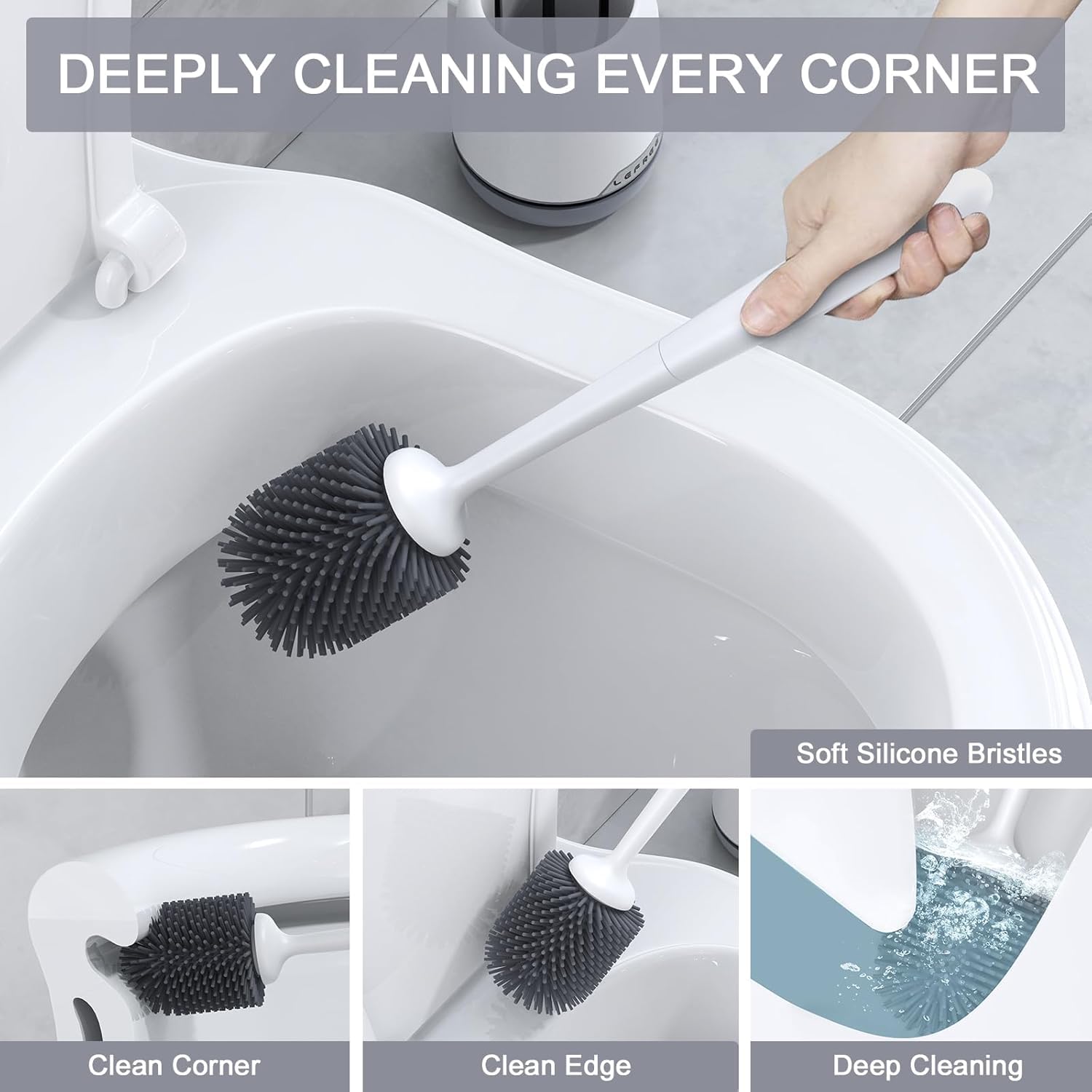 Lefree floor-standing design provides stable support during cleaning.