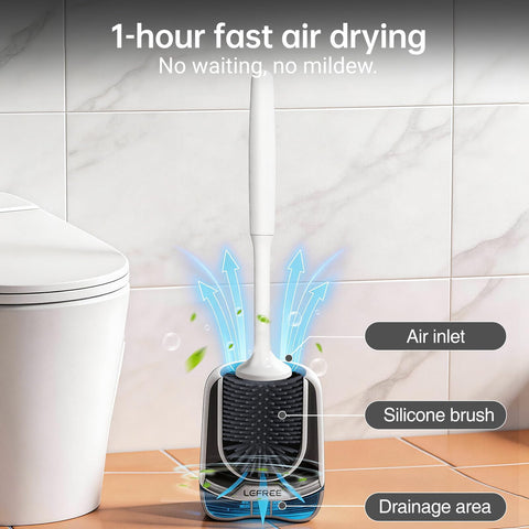 Lefree freestanding toilet brush holder on the floor