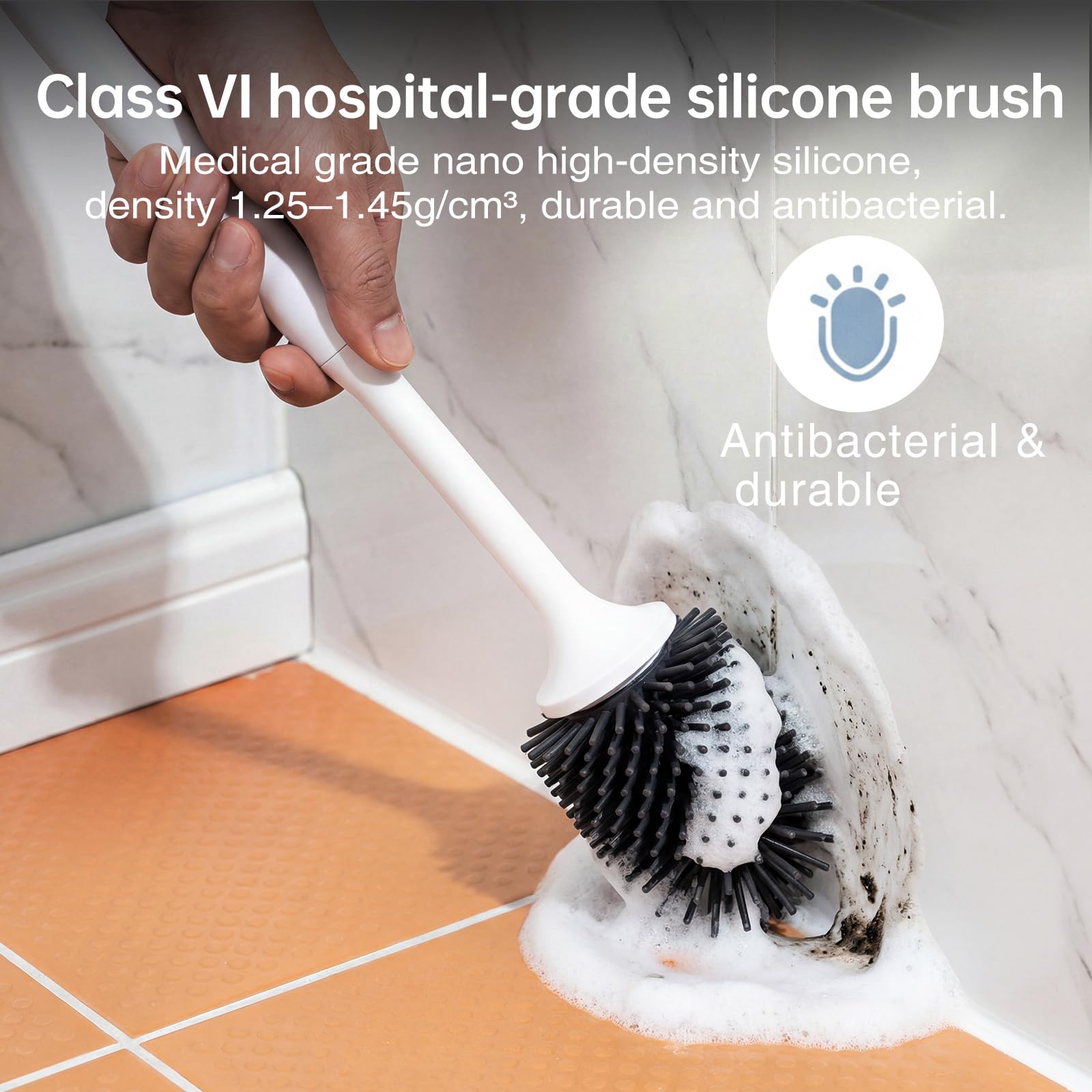Lefree groove cleaning head reaches tight spaces