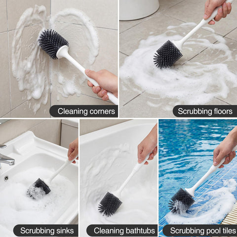 Lefree silicone rubber head delivers flexible cleaning