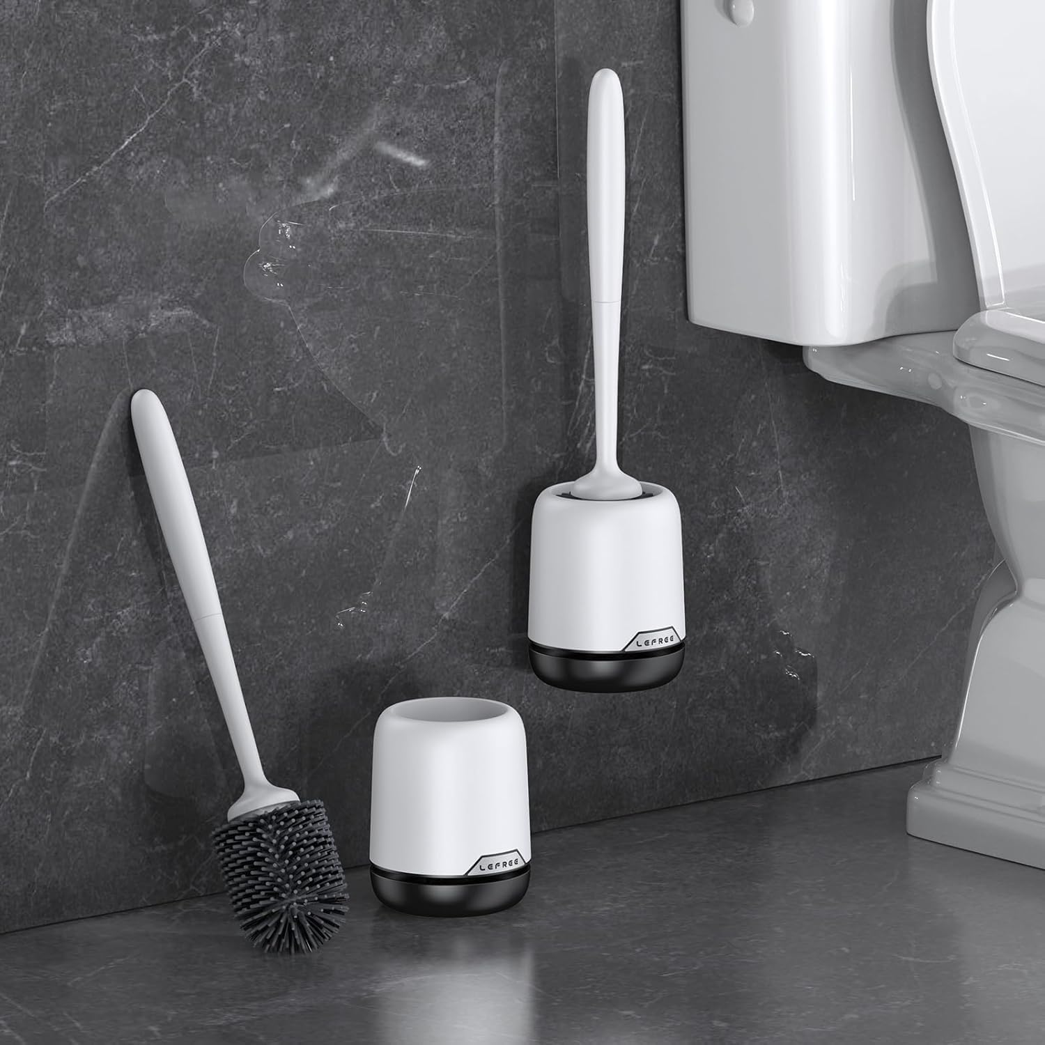 Lefree ventilated holder keeps brushes dry after use