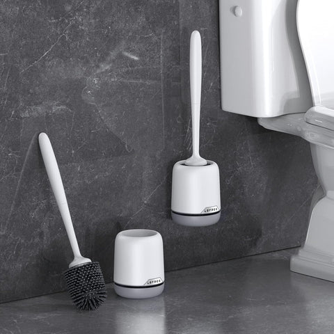 Lefree ventilated holder keeps the brush dry and odor-free.