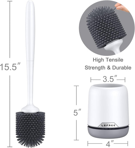 Lefree wall-mount installation saves floor space in small bathrooms.
