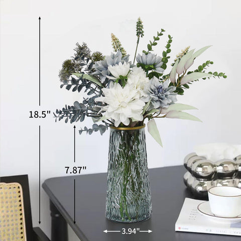 Leftover artificial flowers close-up shows silk petals for lasting beauty