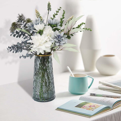 Leftover artificial flowers for office decor bring greenery with ease