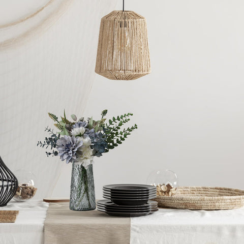 Leftover faux flowers living room decor enhances coffee table appeal