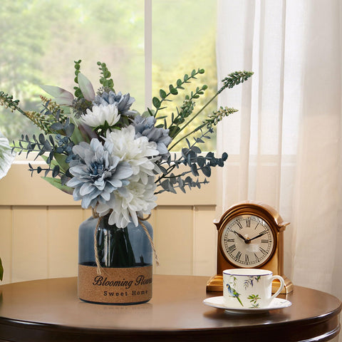 Leftover flower centerpiece for tables brightens rooms with minimal maintenance.