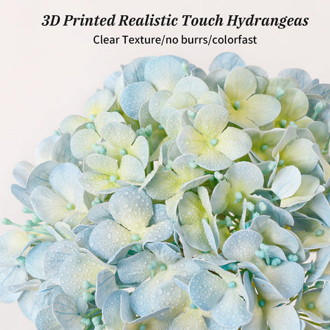 Leftover hydrangea requires no watering for maintenance-free beauty.