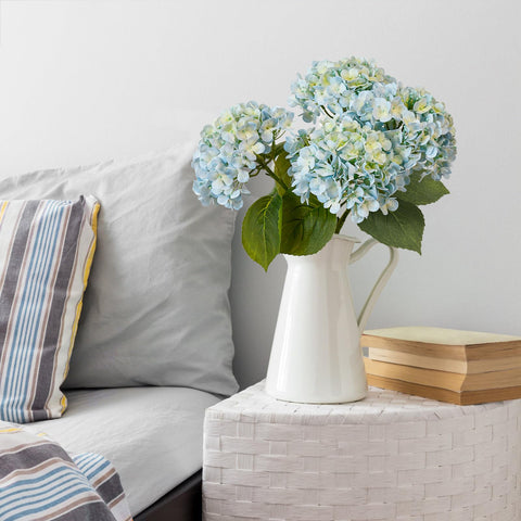 Leftover hydrangea decor suitable for parties or weddings.