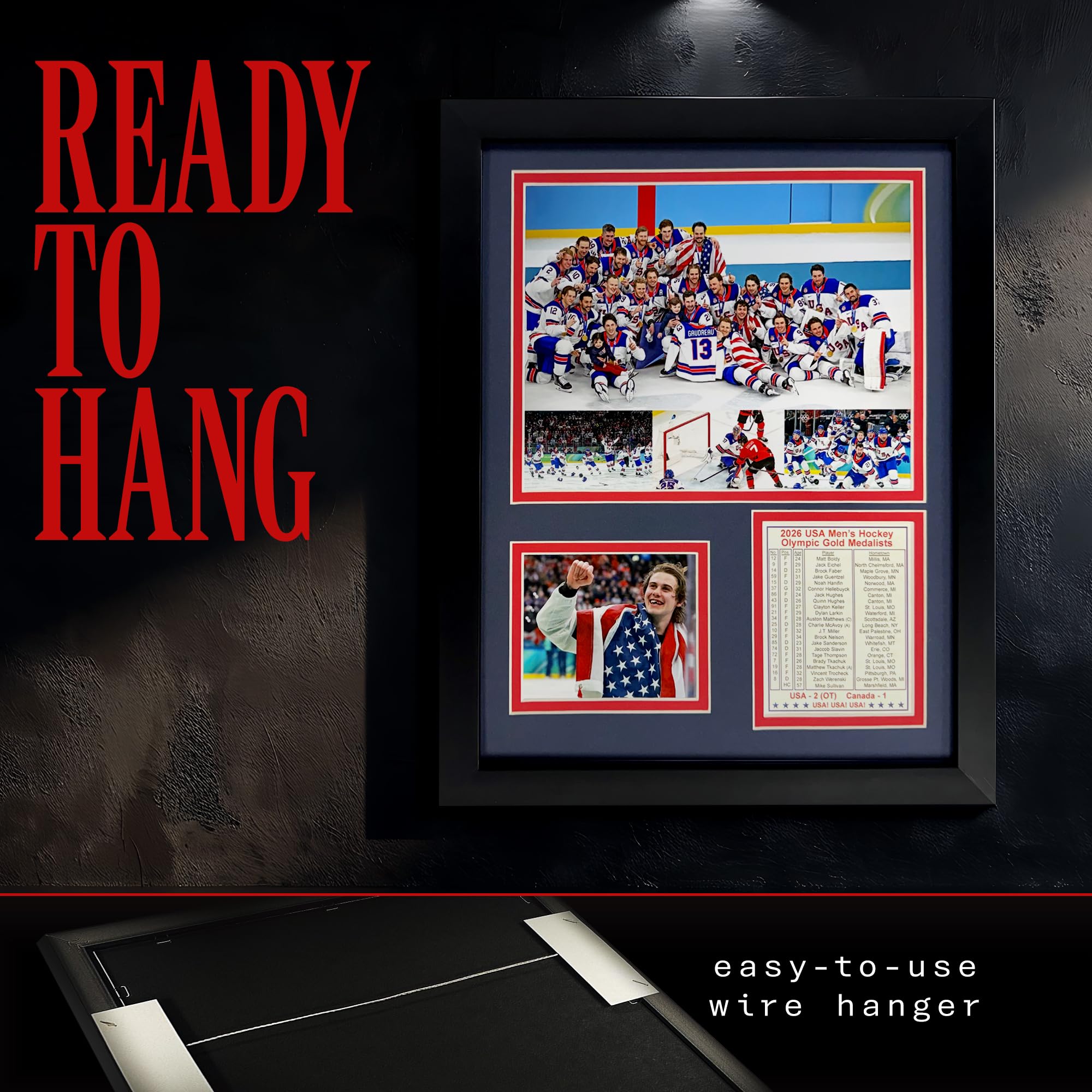 Legends Never Die handmade in the USA wall art craftsmanship and packaging