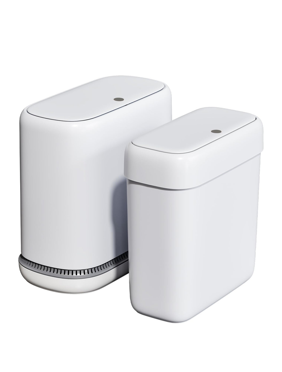 LEGUO bathroom trash can with lid for compact spaces and odor control