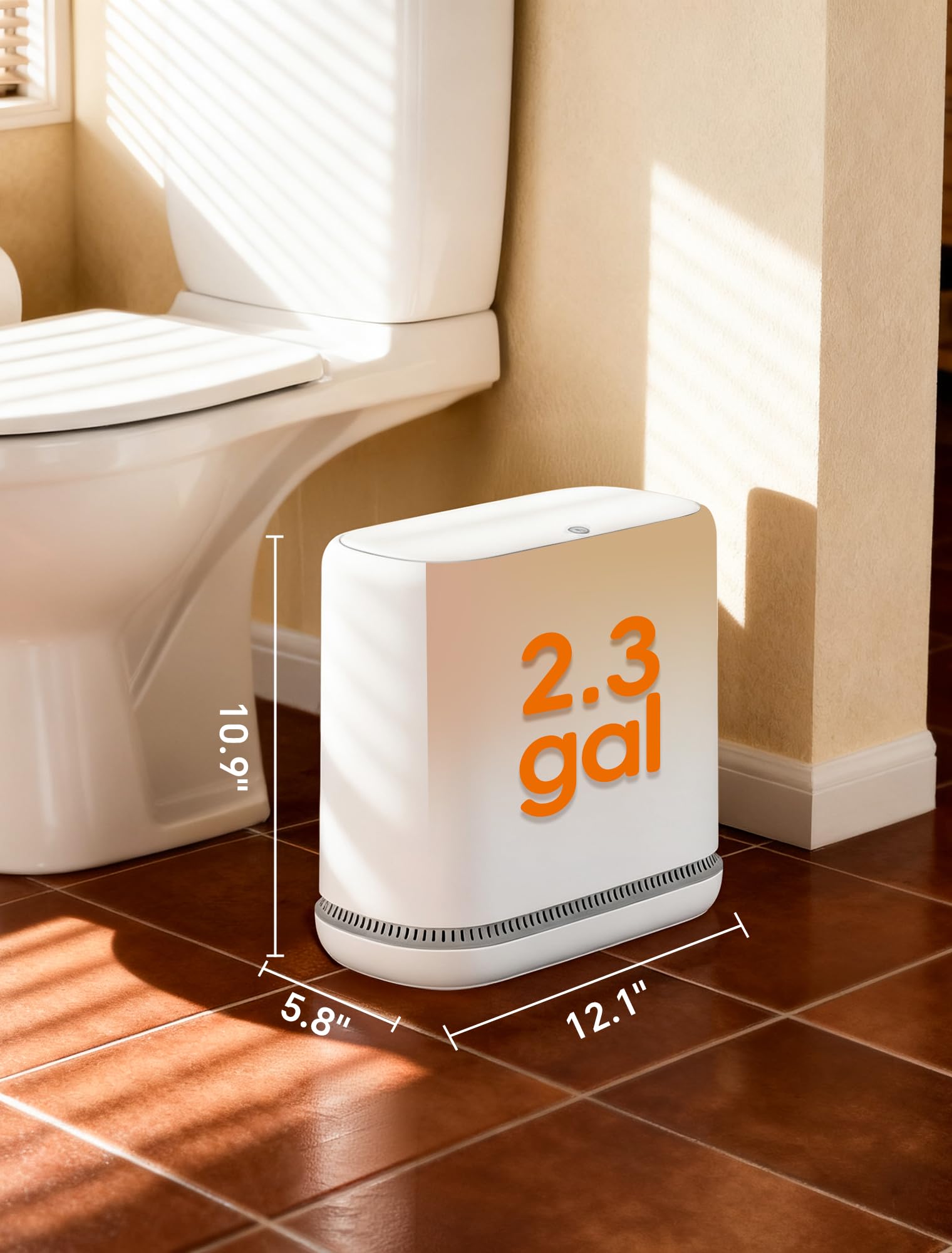 LEGUO vacuum adsorption 2.3 gallon capacity to maximize internal space.