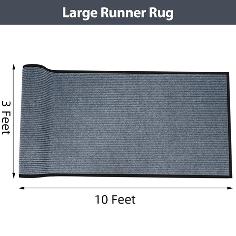 Lehom MYOYAY carpet runner, gray outdoor balcony, suited for decks and patios.