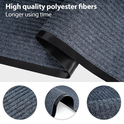 Lehom MYOYAY carpet runner, gray textured surface, adds warmth underfoot.