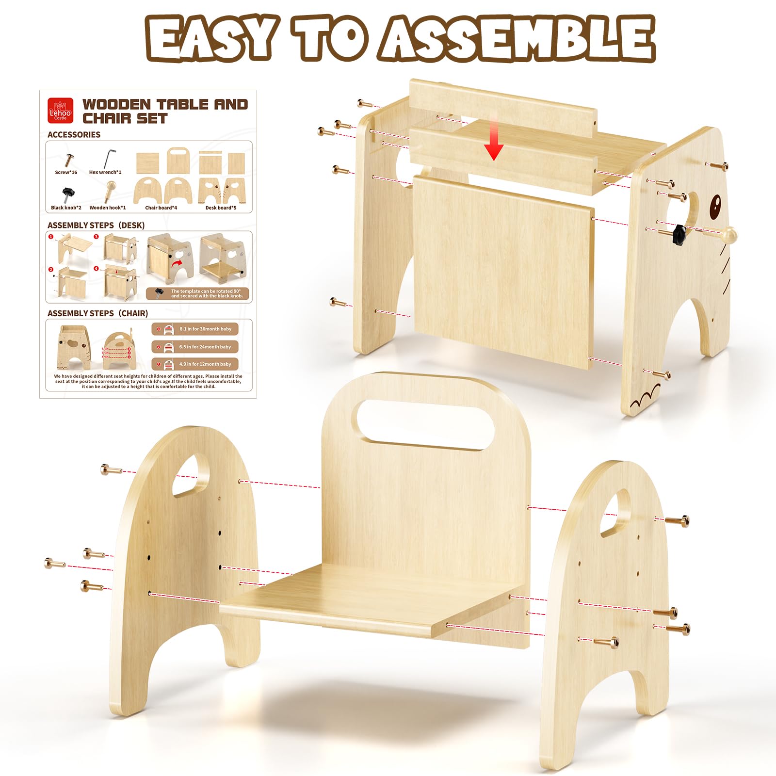 Lehoo Castle compact design fits small spaces while encouraging activity.