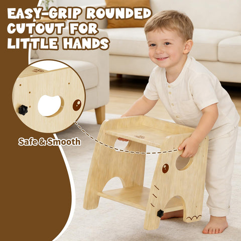 Lehoo Castle set promotes independent mealtime and early learning.