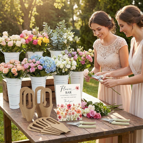 LEIFIDE Flower Bar Buckets All-Occasion Kit for weddings and events
