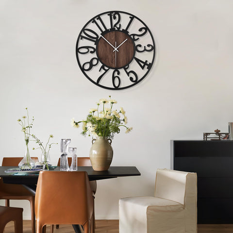 LEIKE clock runs on one AA battery for simple setup.
