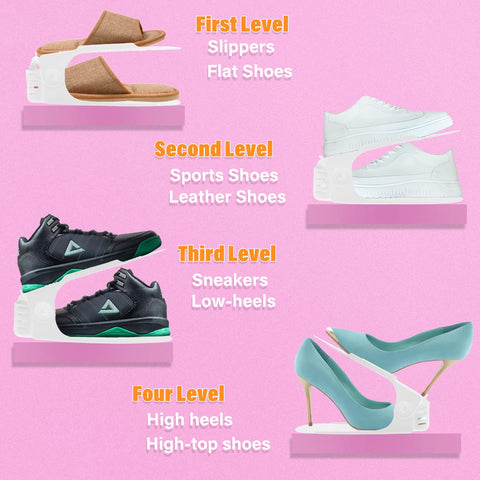 LEIMO KPARTS adjustable slot positions demonstrate versatile height options for various shoes