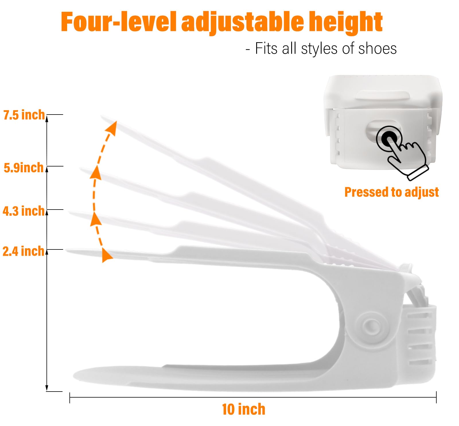 LEIMO KPARTS anti-slip protection keeps shoes secure during height adjustments
