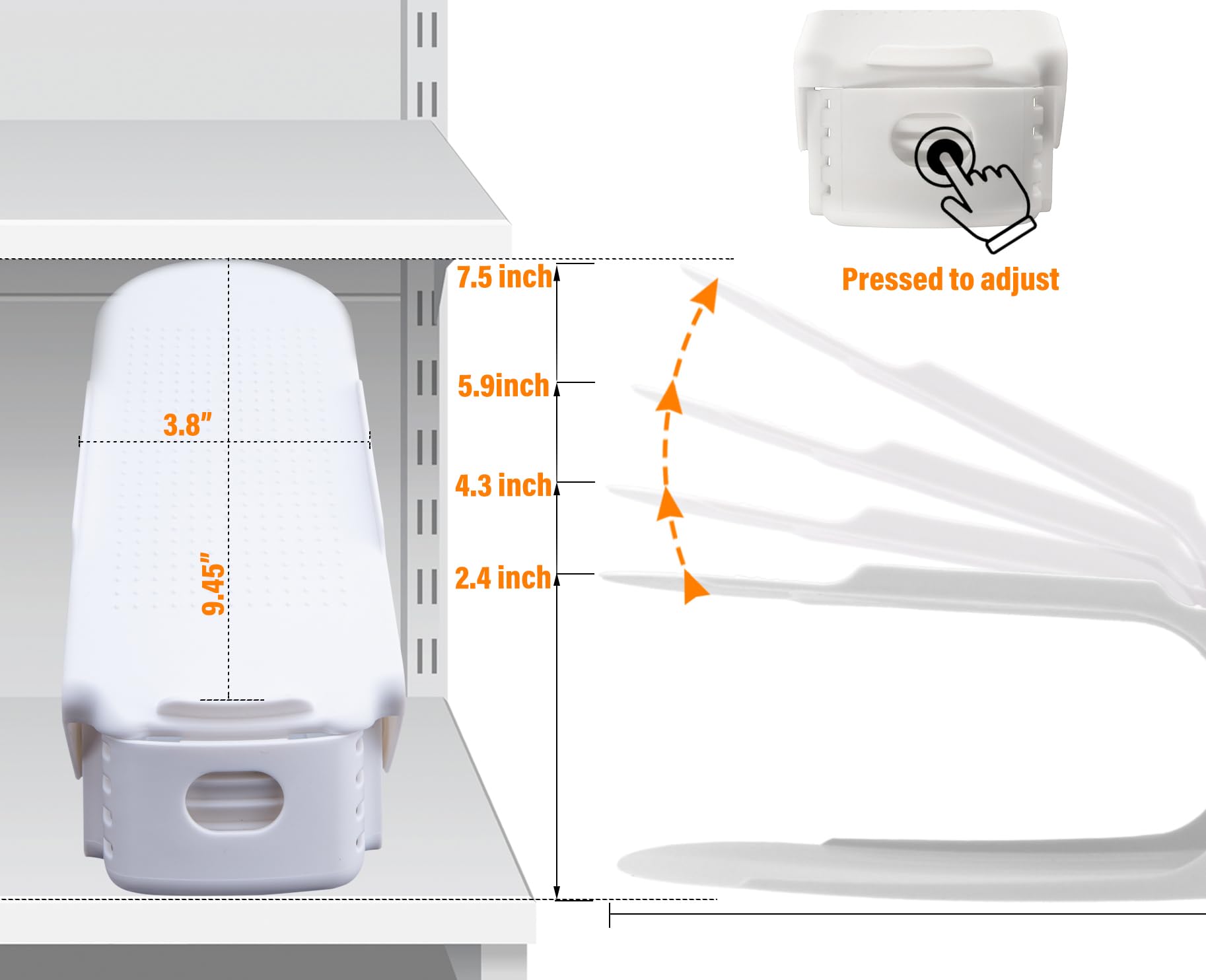 LEIMO KPARTS high-capacity storage enables more shoes in the same footprint