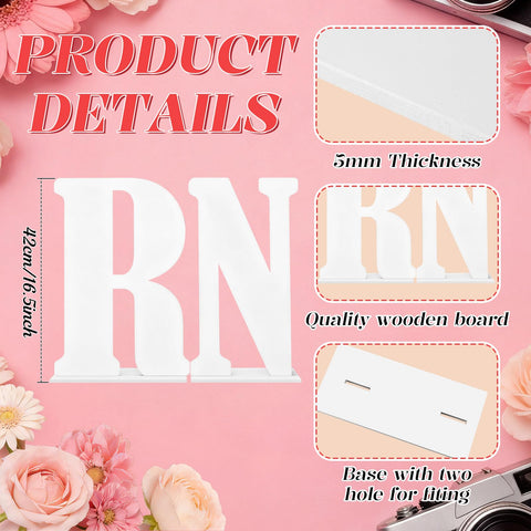 Leinuosen graduation decor in white adds versatile charm to indoor nurse party settings.