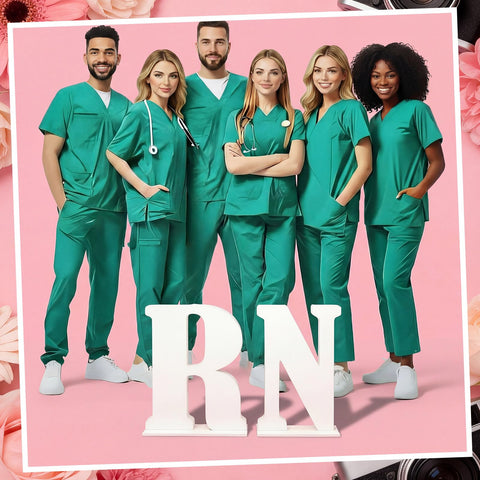 Leinuosen wooden RN decor is durable and paint-free, easy to customize.
