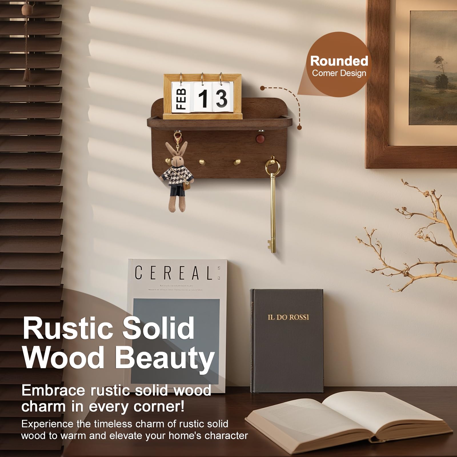 LEIRUOTM hidden magnets enable effortless key attachment even when hands are full.