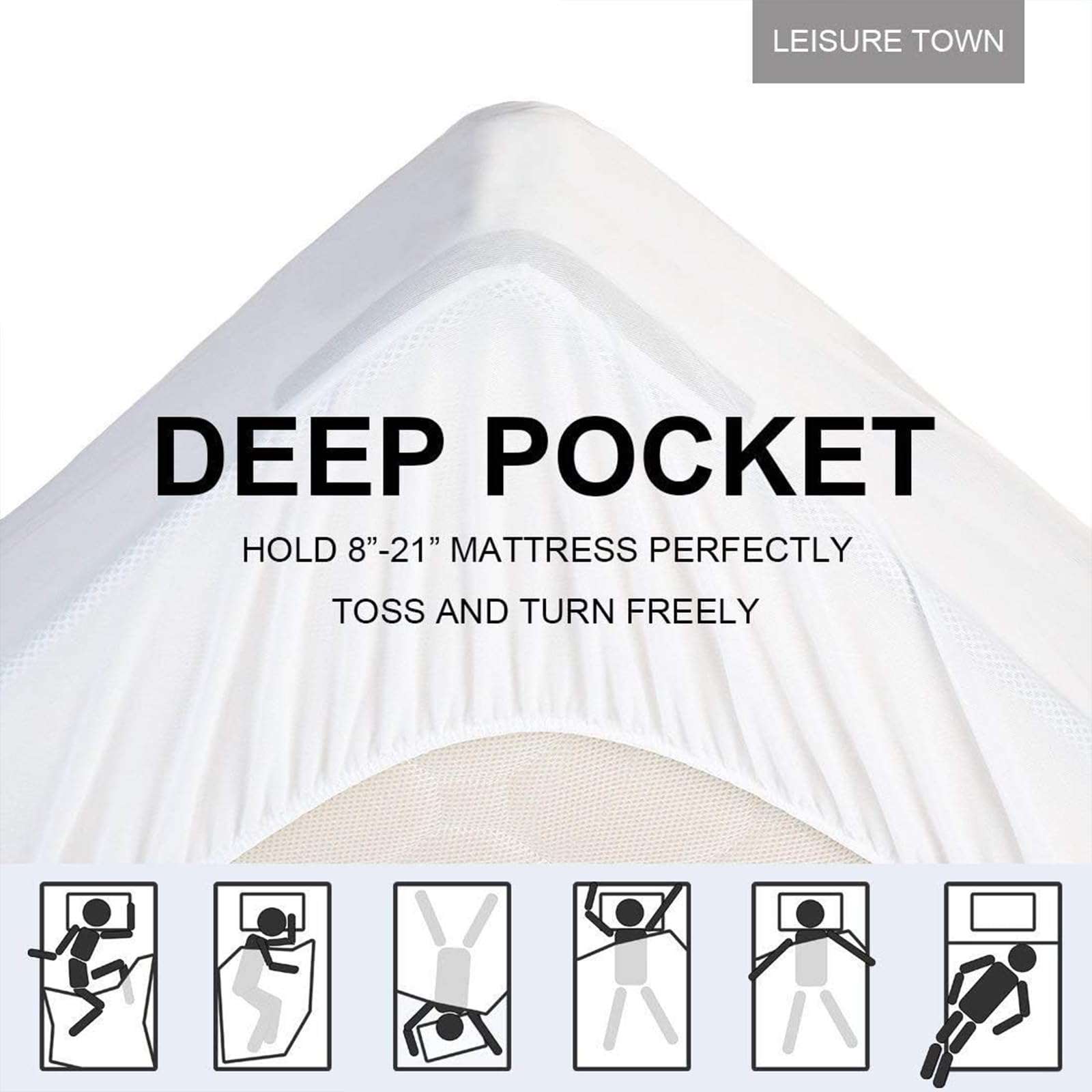 LEISURE TOWN OEKO-TEX Standard 100 certified fabric for safety and quality.