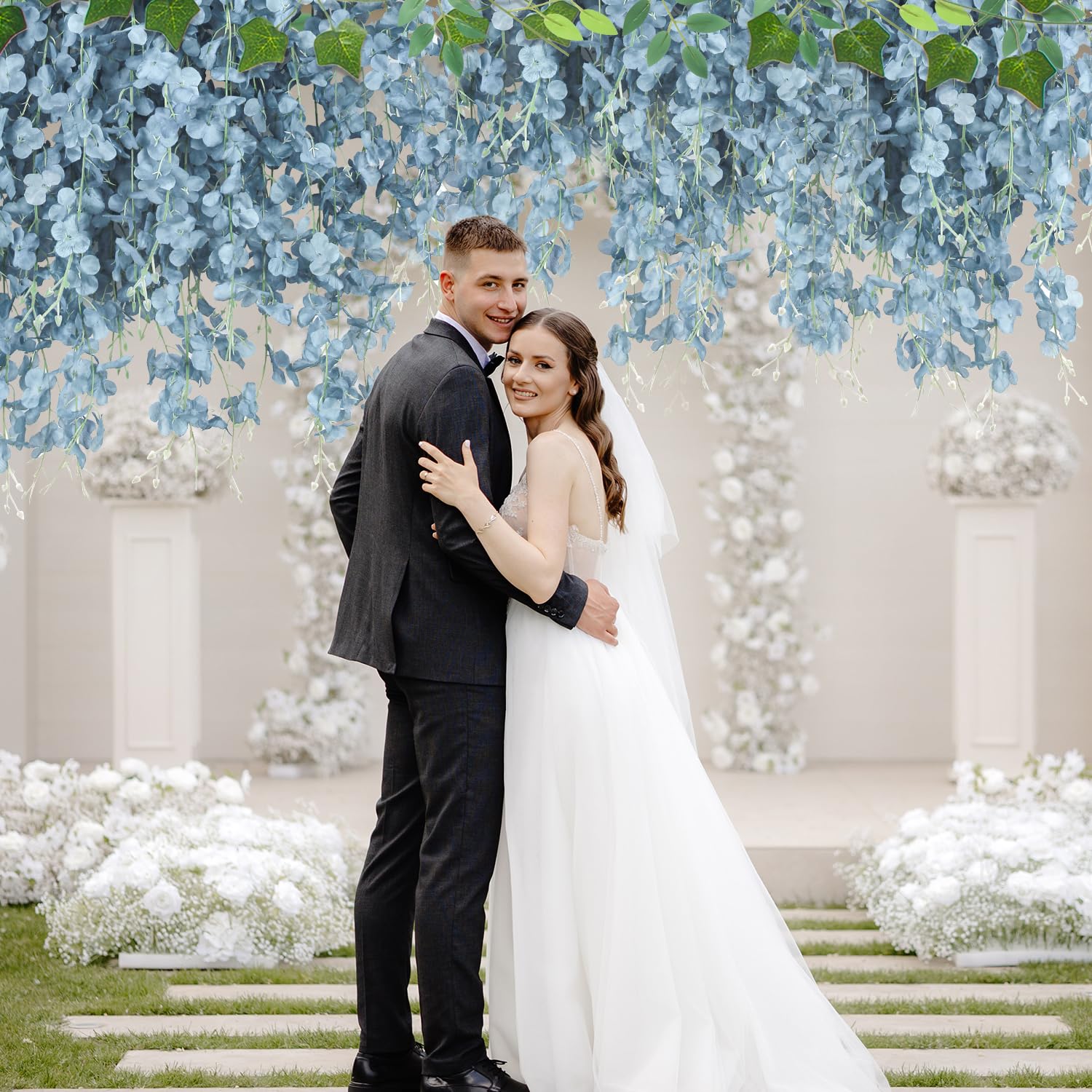 LELEE wisteria wedding backdrop decor enhances ceremonies and receptions