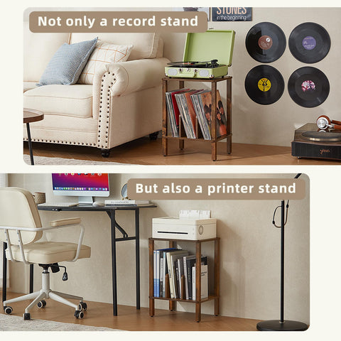 LELELINKY 21-inch height fits neatly beside a sofa for easy access.