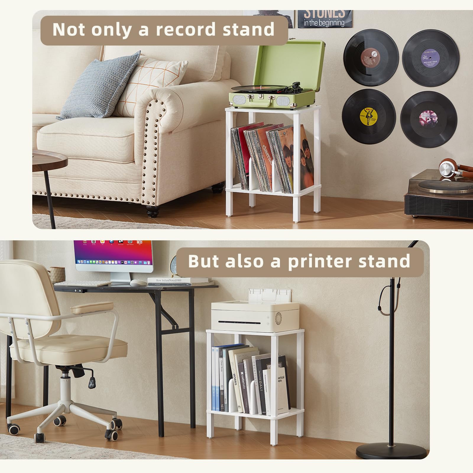 LELELINKY compact dimensions fit beside furniture with 21-inch height