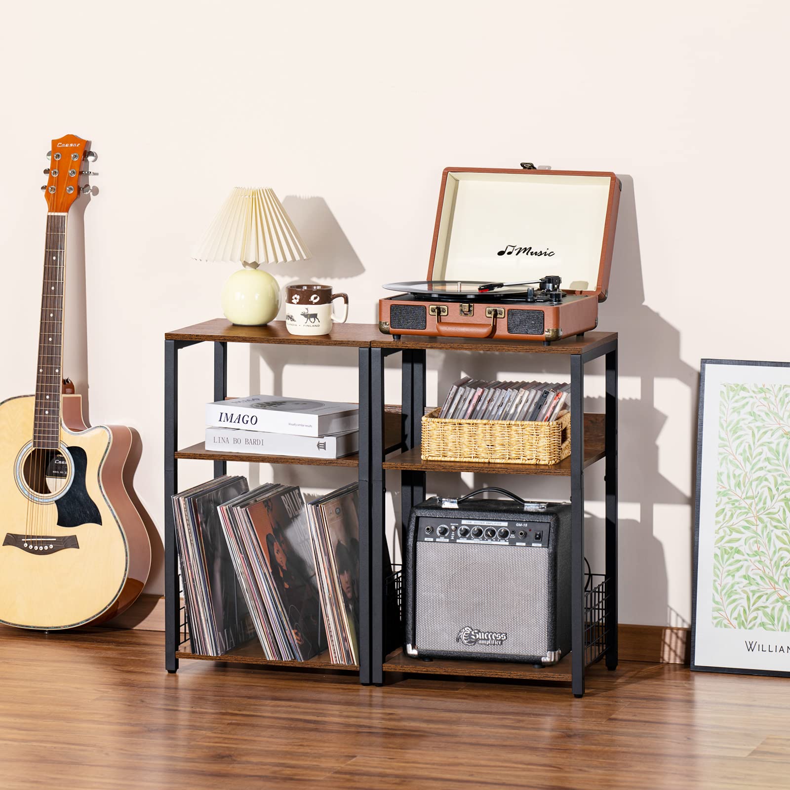 LELELINKY iron net dividers prevent items from falling from shelves.