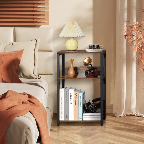 LELELINKY vintage retro design blends wood grain with modern metal.