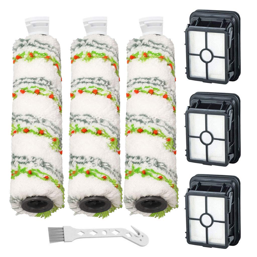 Lemige CrossWave max dual-action brush roll removes pet hair from floors.