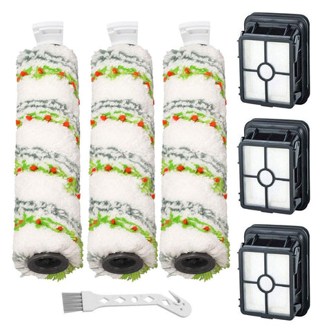 Lemige CrossWave max dual-action brush roll removes pet hair from floors.
