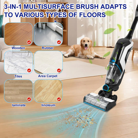 Lemige CrossWave max pet hair brush targets everyday messes.
