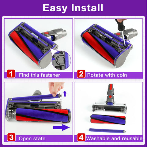 Lemige head is easy to rinse and dry for maintenance.
