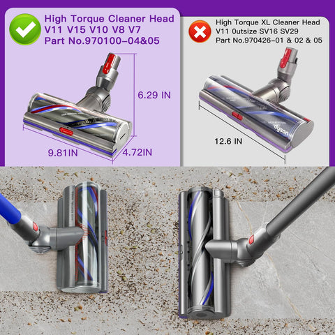 Lemige head delivers 100W suction for deep carpet cleaning