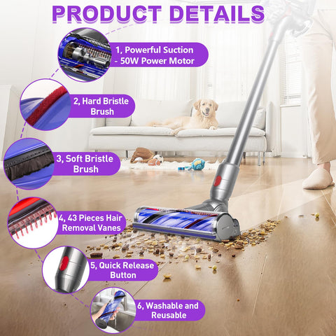 Lemige cordless compatibility covers Dyson V7 to V15 models