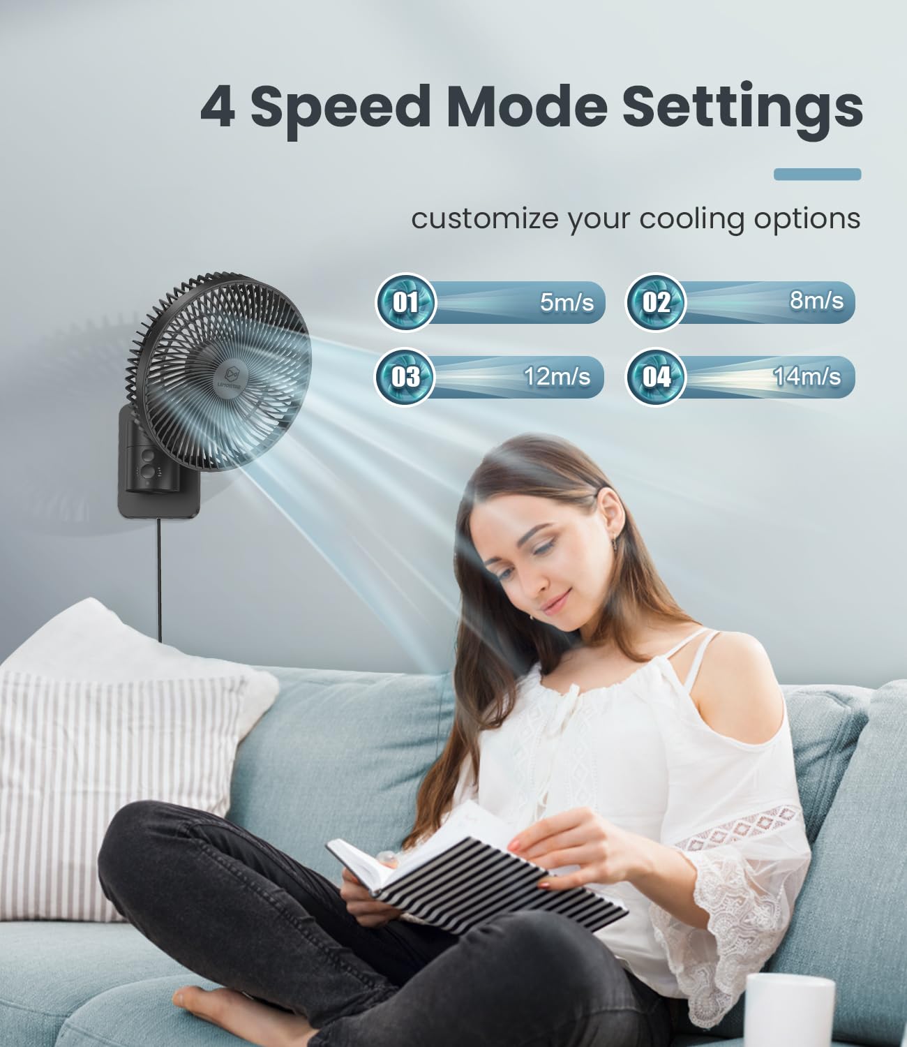Quiet operation keeps spaces calm while you work or sleep.