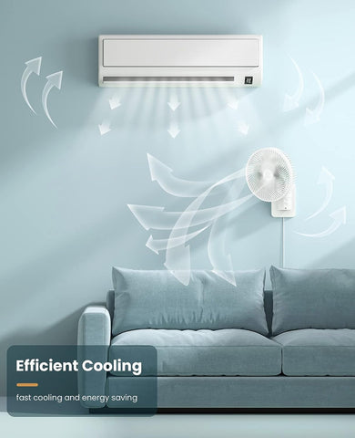 LEMOISTAR fan tilted for adjustable airflow coverage