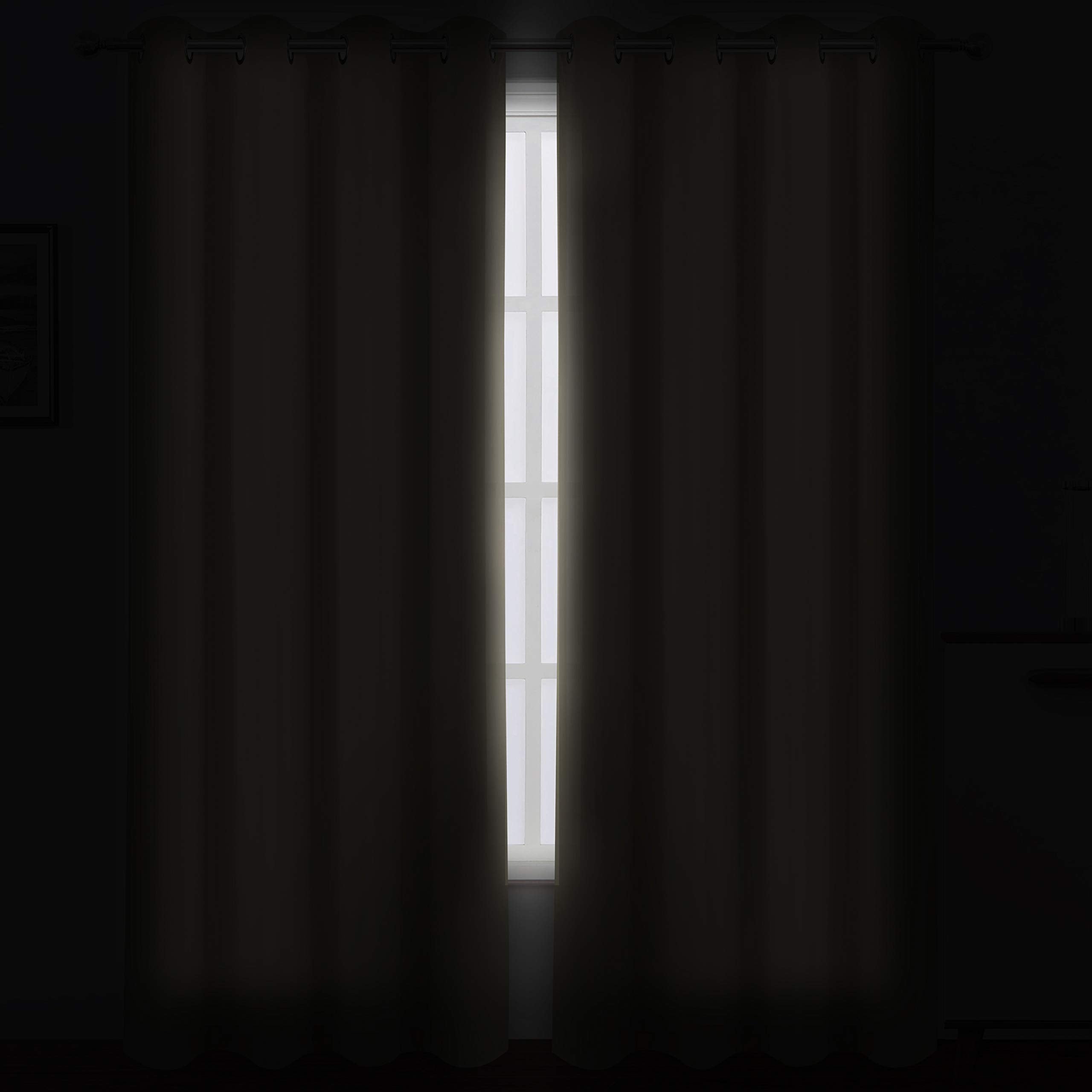 LEMOMO bedroom curtains darken rooms for a calmer sleep environment