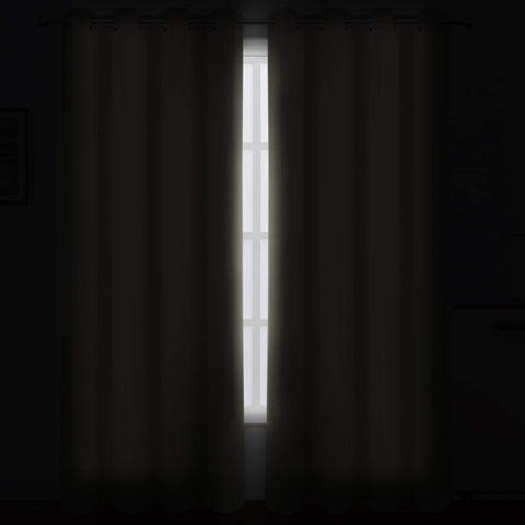 LEMOMO bedroom curtains darken rooms for a calmer sleep environment