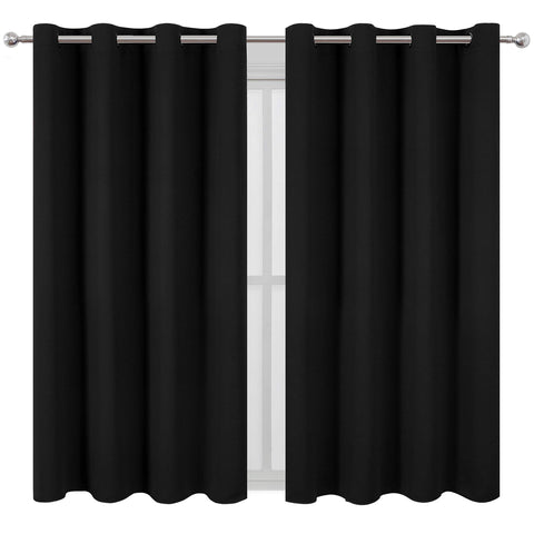 LEMOMO blackout curtains fabric close-up highlighting soft texture and premium polyester.