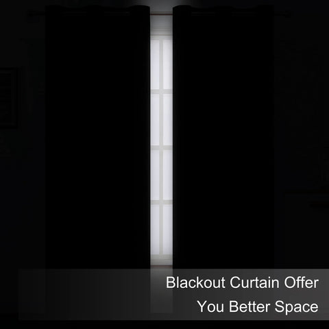 LEMOMO blackout curtains living room panel demonstrates stylish color and room-darkening effect.